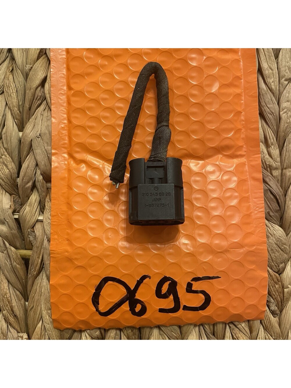 ✅ 2105456928 Mercedes W210 E320 Headlight Wire Plug Connector Pigtail#️⃣0695